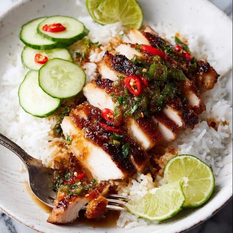 Thai Grilled Chicken (Gai Yang) with Lemongrass Marinade and Coconut Rice Recipe