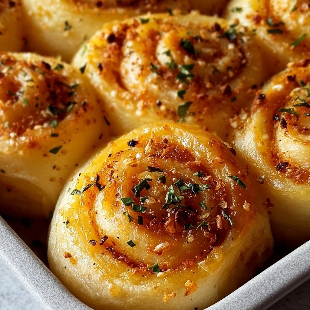 Garlic Parmesan New York Pizza Rolls Recipe - Recipe Image