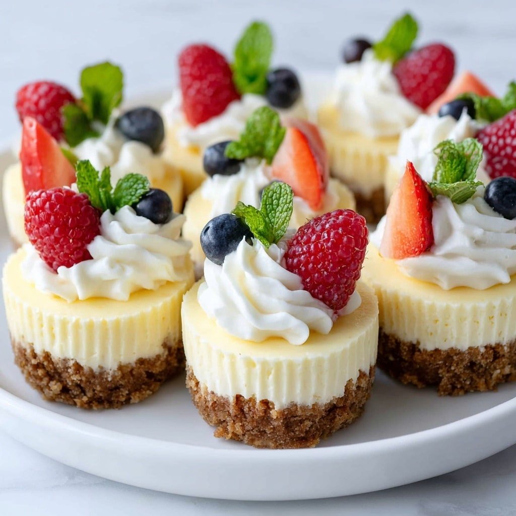 The Best Mini Cheesecake Recipe - Recipe Image