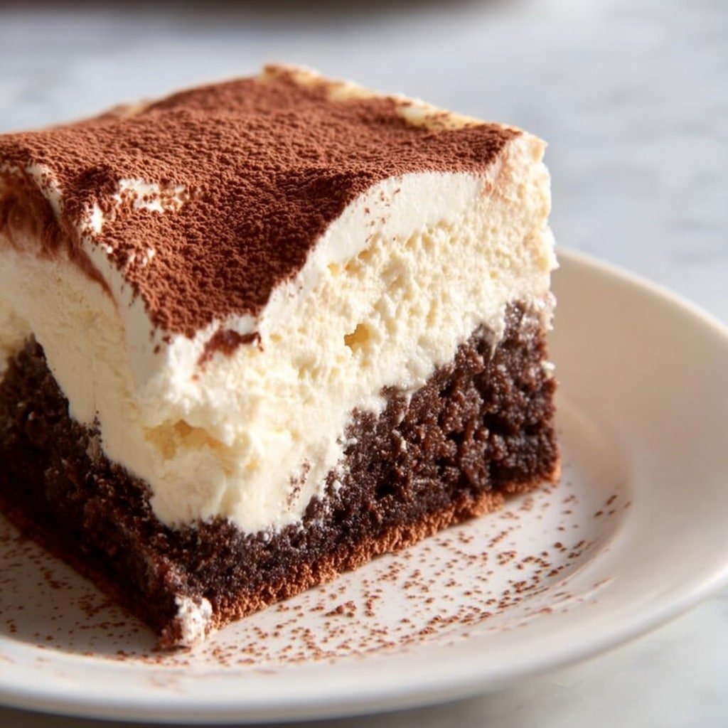 Gluten Free Tiramisu Brownies Recipe - Recipe Image