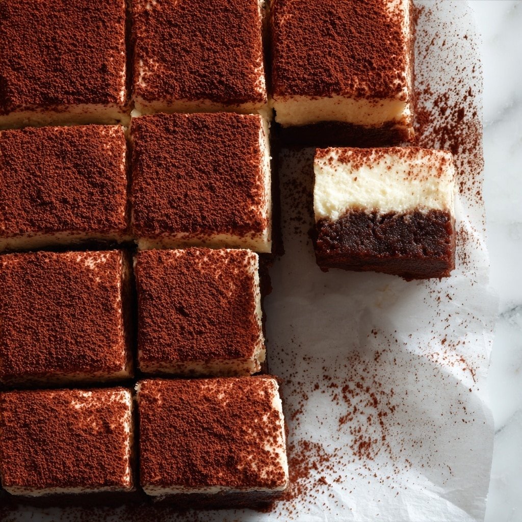 Gluten Free Tiramisu Brownies Recipe - Recipe Image