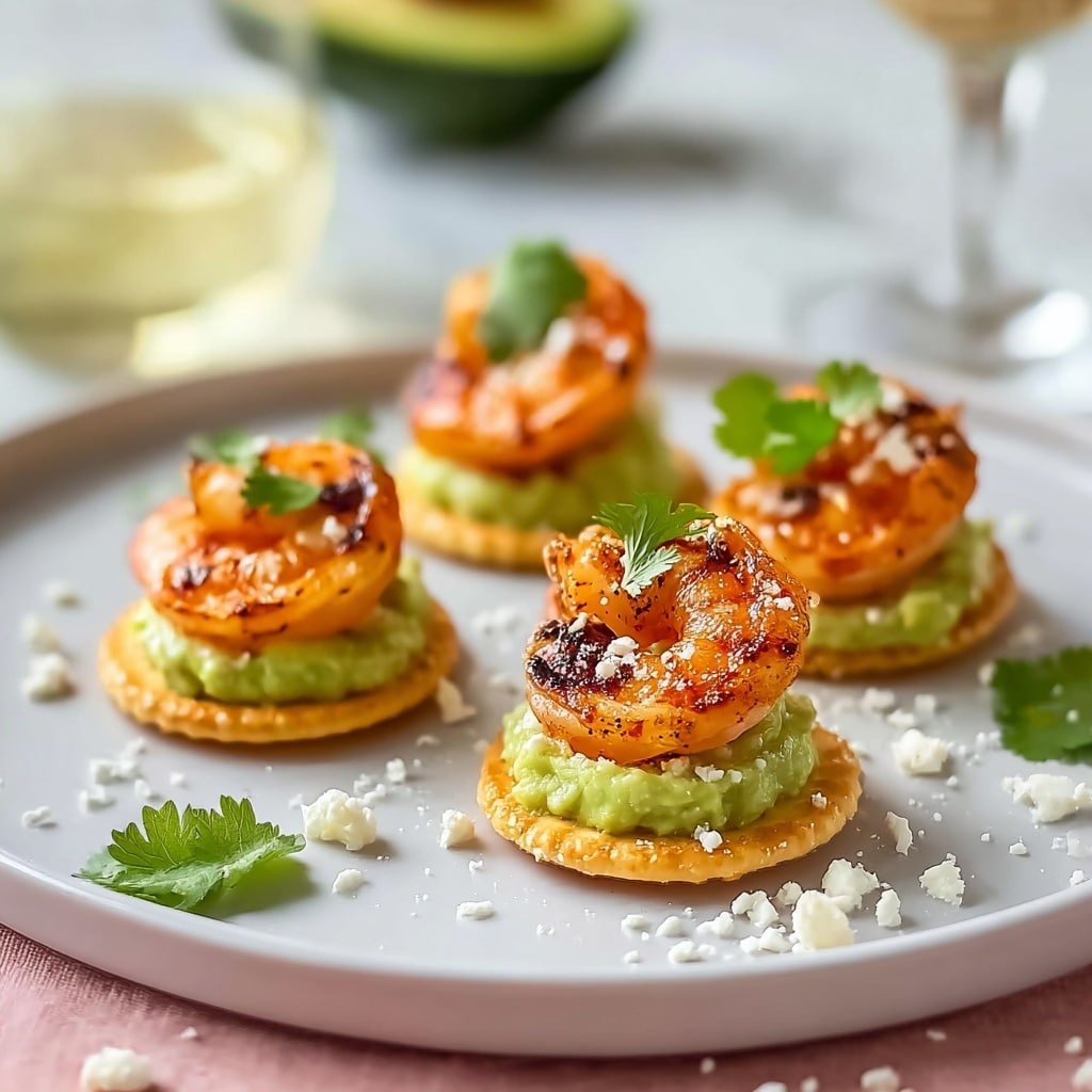 Spicy Shrimp Guacamole Bites Recipe