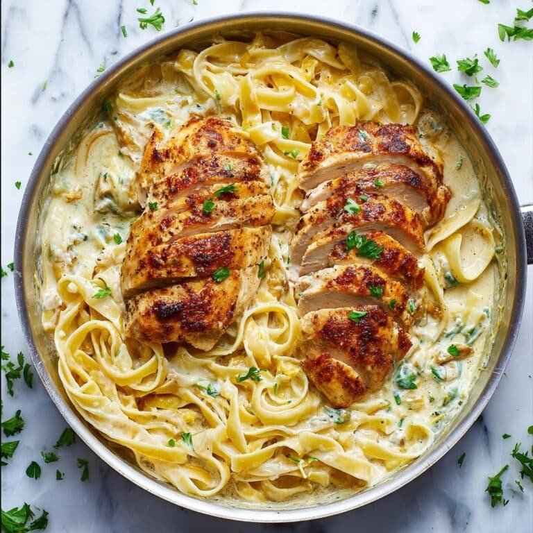 Skinny Chicken Fettuccine Alfredo Recipe