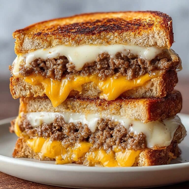 Juicy Patty Melt with Savory Secret Sauce on Marble Rye Recipe